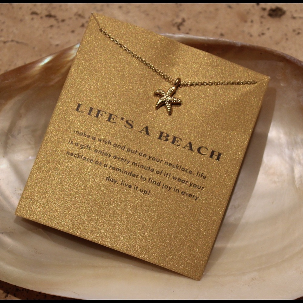 Life’s A Beach pendant necklace